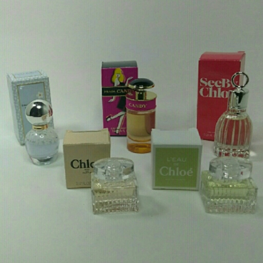 Collectible Women's Fragrances Miniatures set of 5